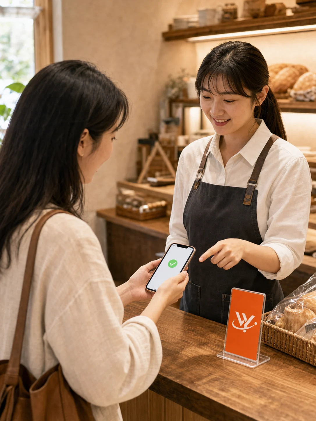 商家在门店引导用户通过企业微信建立长期连接